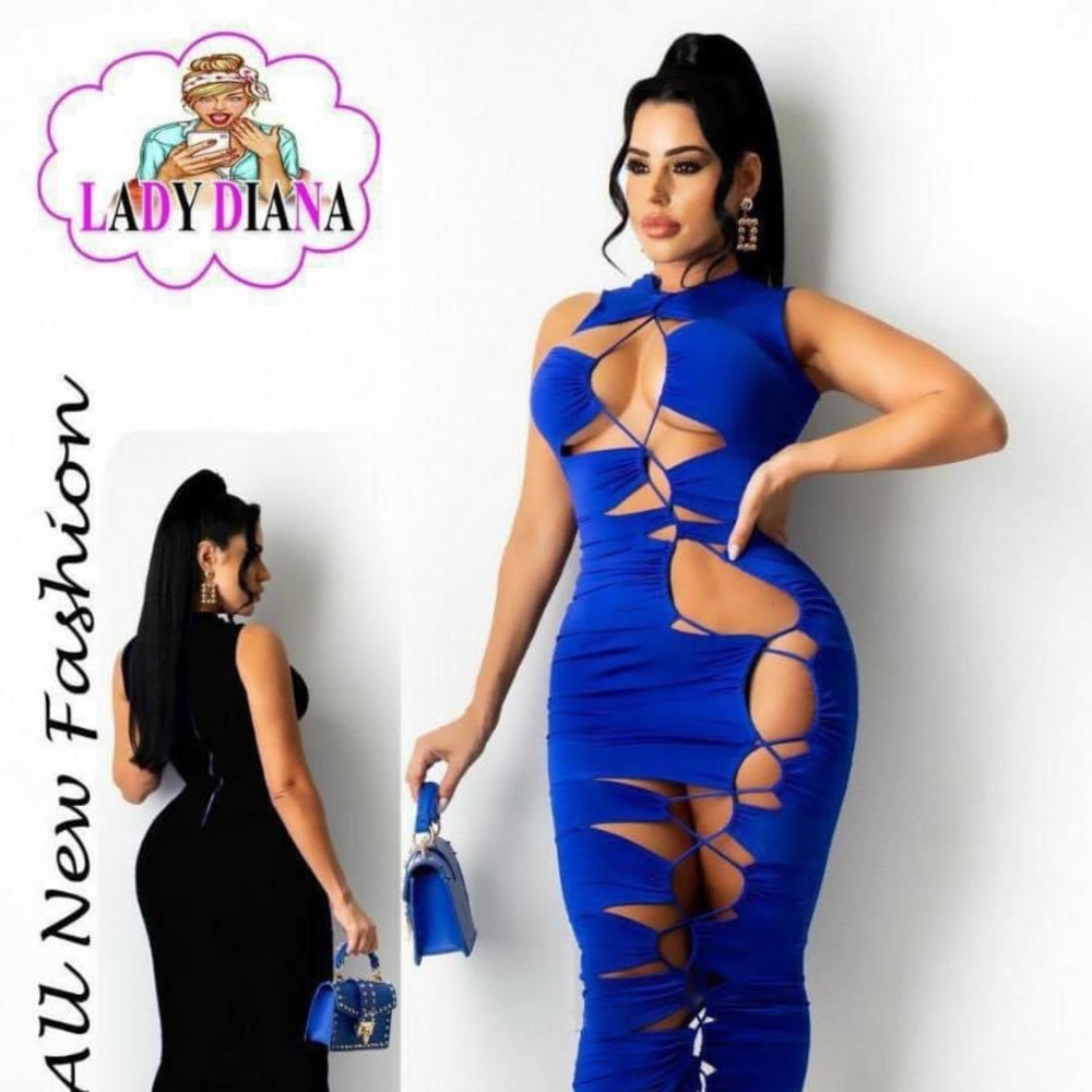 Lady Diana Sexy Blue cropping lingerie outfit , women’s party dress 🔥🔥